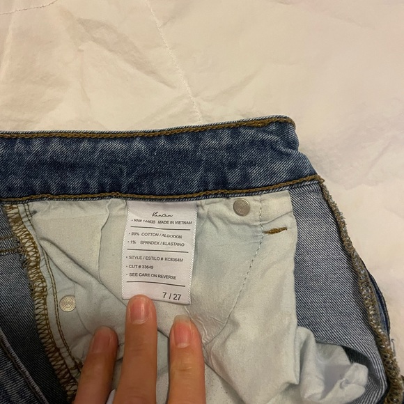 KanKan distressed skinny jeans, size 7/27 - Picture 2 of 3